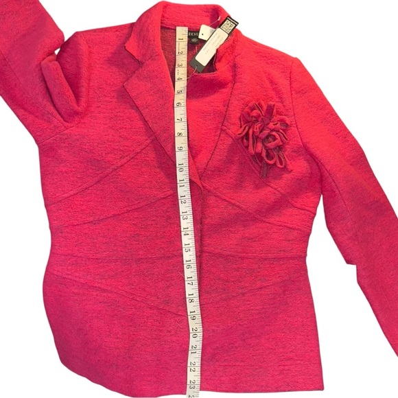 Parkhurst Wool Blend Blazer Shock Pink Boss Babe Cottagecore Coquette Preppy - Picture 10 of 15